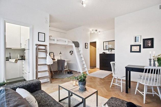 Интерьеры маленьких квартир в разных стилях с фото