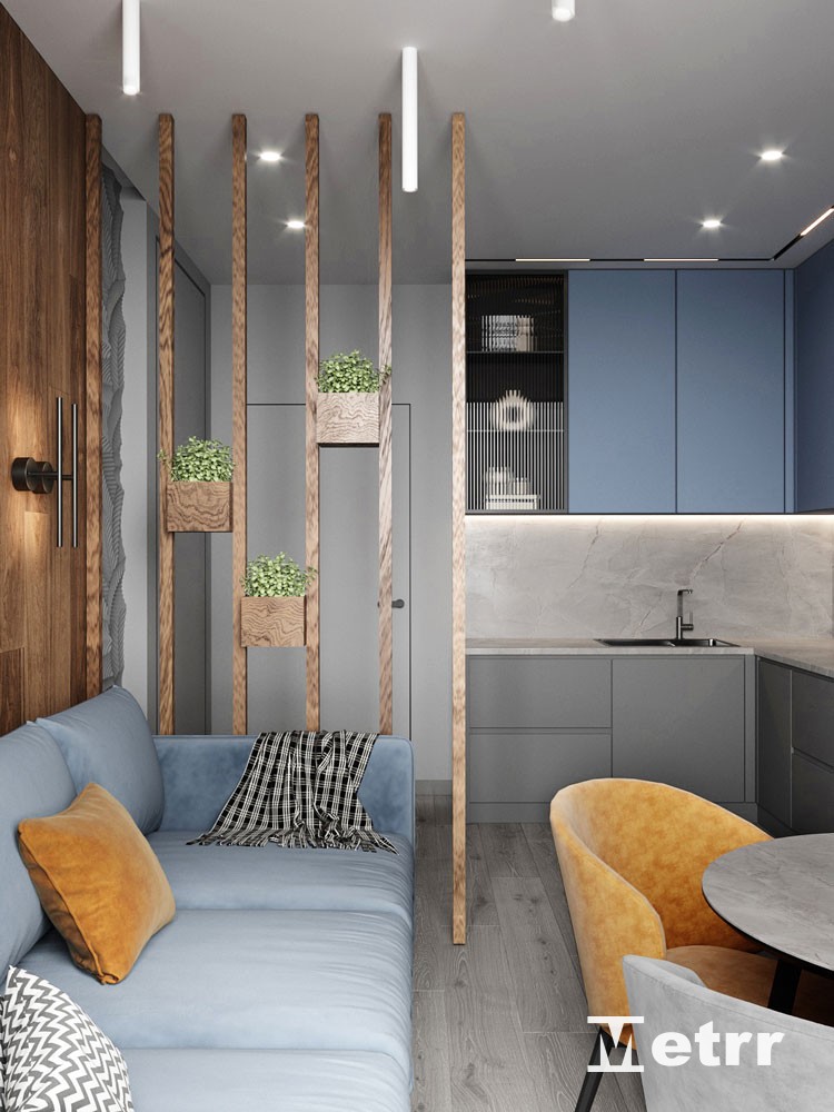 Дизайн проект двухкомнатной квартиры в ЖК Академический
